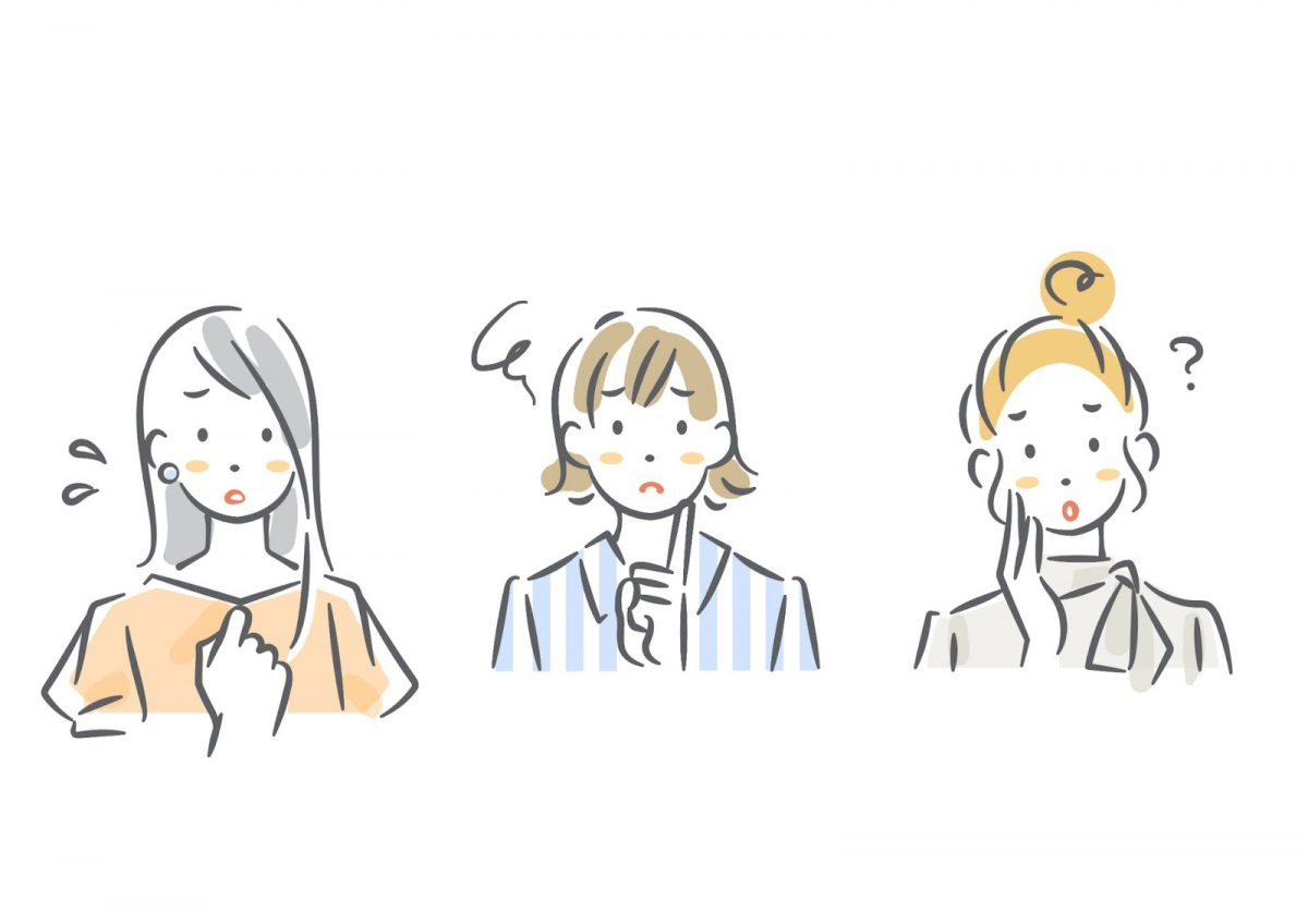 考える女性