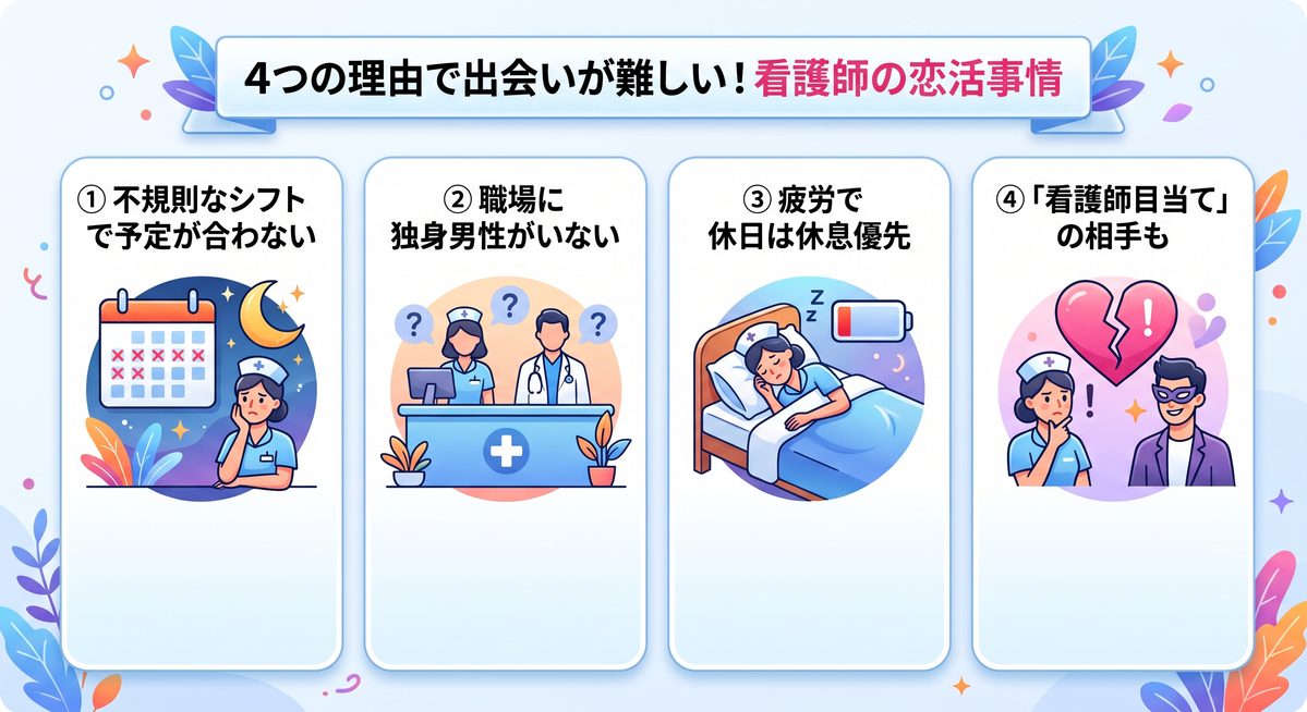 看護師出会いがない理由